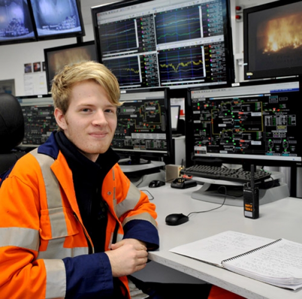 No university regrets for Mitch with his energy from waste apprenticeship