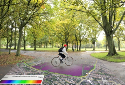 Cyclists can plot least polluted routes thanks to partnership